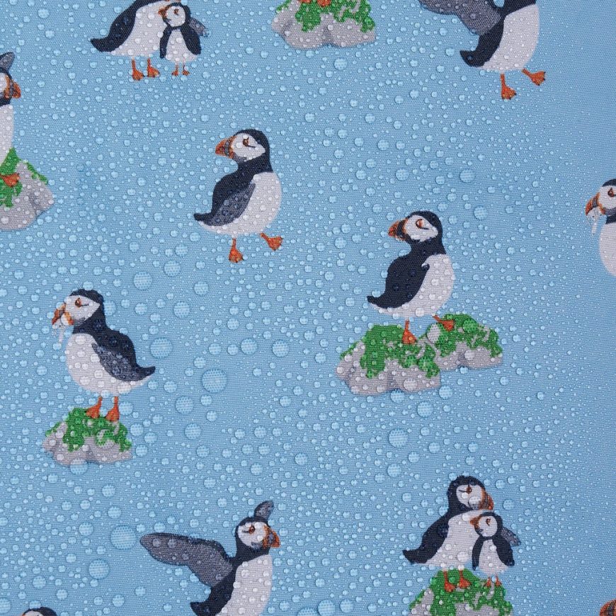 Eco Chic Lightweight Foldable Lunch Bag Multi Puffin - Image 4