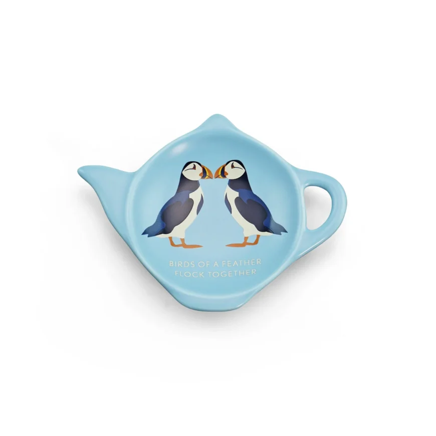 Tea Bag Holder - RSPB (Puffin Blue)